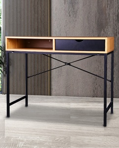 Escritorio de madera para oficina, mesa de estudio, escritorio, PC, diseño de mesa con estantería, barato - Product Image 5
