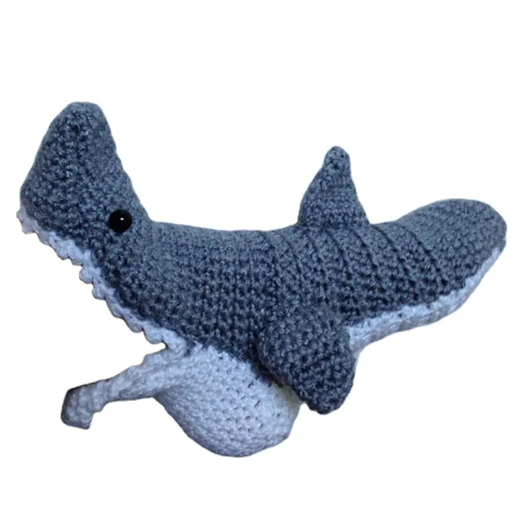 Chaussettes de requin au crochet chaussettes chaudes pantoufles d'intérieur pantoufles de requin au crochet