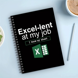 Спиральный блокнот-Excel-одолжил на моей работе веселый бухгалтер и аналитик данных подарок для офиса и домашнего использования, ежедневные канцелярские принадлежности - Product Image 5