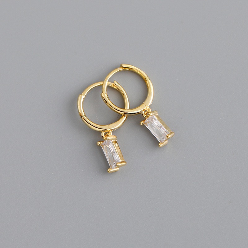YHE0252 White Stone-Gold Color