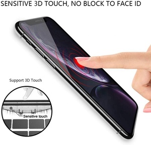 Yüksek kaliteli ipek ekran 9H 2.5D cep telefonu temperli cam Iphone X Xs XR XS Max ekran koruyucu - Product Image 4