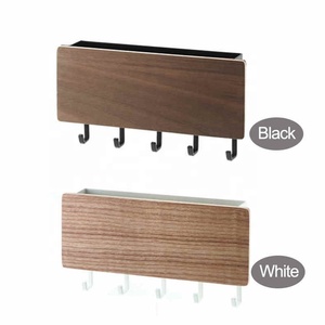 Portachiavi portachiavi scatola portaoggetti camera da letto gancio Rack 5 ganci <span class=keywords><strong>Display</strong></span> Storage Picture Organizer scaffale rivista Book <span class=keywords><strong>Show</strong></span> Home Decor