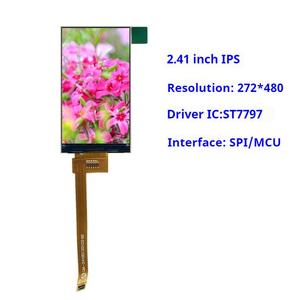 LM 2.41 pollici TN <span class=keywords><strong>TFT</strong></span> pannello LCD IPS con retroilluminazione a LED 272 * Interfaccia <span class=keywords><strong>MCU</strong></span> SPI risoluzione 480 dal produttore di moduli LCD cinese
