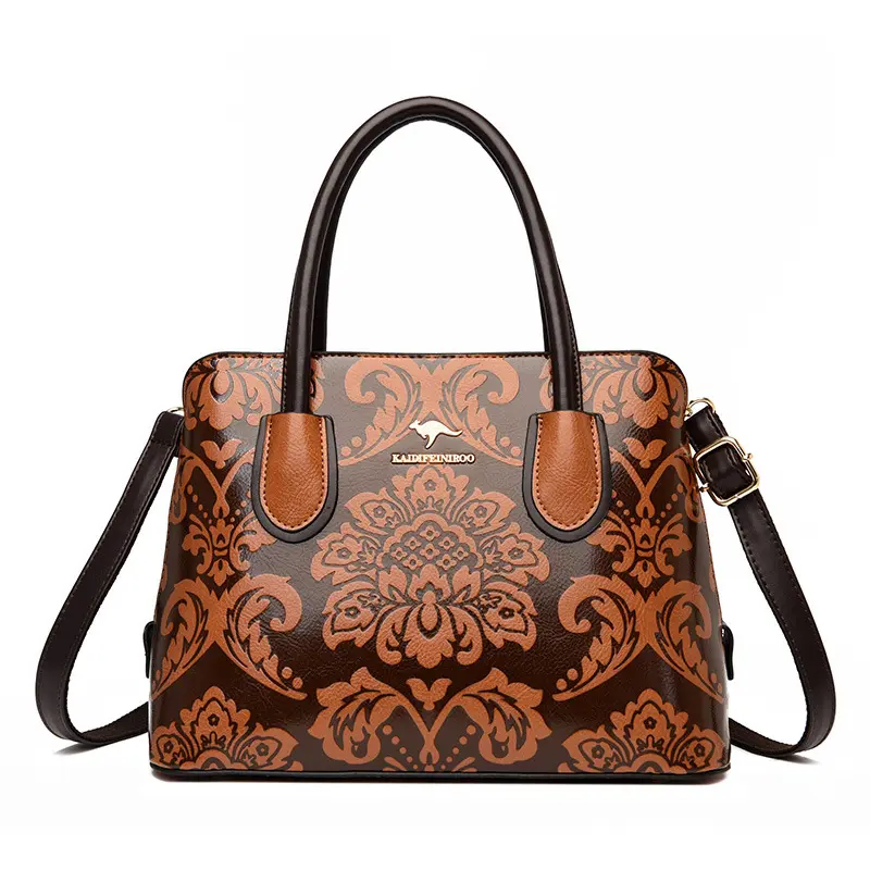 Luxury Tote Bags For Women Ladies Designer Handbags Big Plus Size Print Flower Shopping Bag