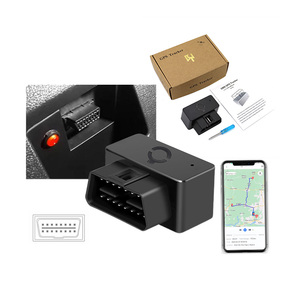 Dispositivo de seguimiento GPS para vehículos con interfaz OBD de fácil instalación con sistema de seguimiento GPS basado en Web Plataforma gratuita Aplicación Android IOS