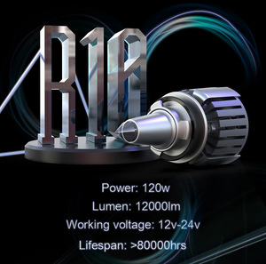 DGLS工場直販2022新しいR10LED車のヘッドランプ360度照明ハイパワー高輝度車のヘッドライト電球LED - Product Image 6