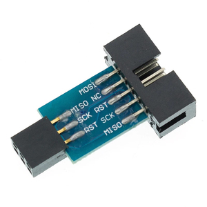 10Pin To 6 Pin Adapter Board+ USBASP USBISP AVR Programmer <strong>USB</strong> ATMEGA8 ATMEGA128 ATtiny/CAN/PWM 10Pin Wire <strong>Module</strong> DIY - Product Image 6