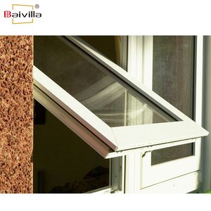 Neues Design UPVC Glas Schwenk fensters ystem PVC Horizontal Center Pivot Windows - Product Image 3