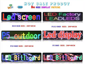 Willkommen anzeigen LED-Anzeige Scrolling Text Board LED-Matrix-Anzeigetafel LED Digital Programmable Scrolling-Informationen - Product Image 2
