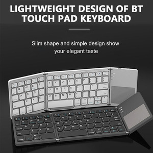 MRSVI BT Trackpad Gran pantalla táctil Delgado Plegable Teclado inteligente inalámbrico plegable para Android IOS Laptop Tablet - Product Image 2