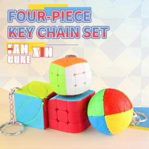 High Quality 3.5CM Mini Key Chain Penrose Maple Leaf 3x3 Marusenko <strong>Sphere</strong> Magic <strong>Cube</strong> Fidget Toys Keychain <strong>Cube</strong> Set - Product Image 2