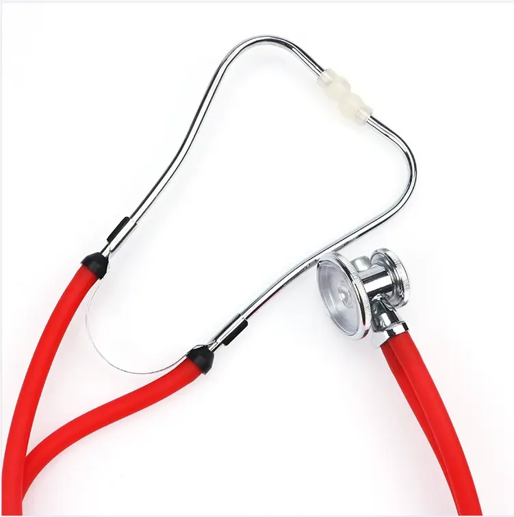 Two tube stethoscope aneroid sphygmomanometer wtih stethoscope colorful portable electronic double head stethoscope
