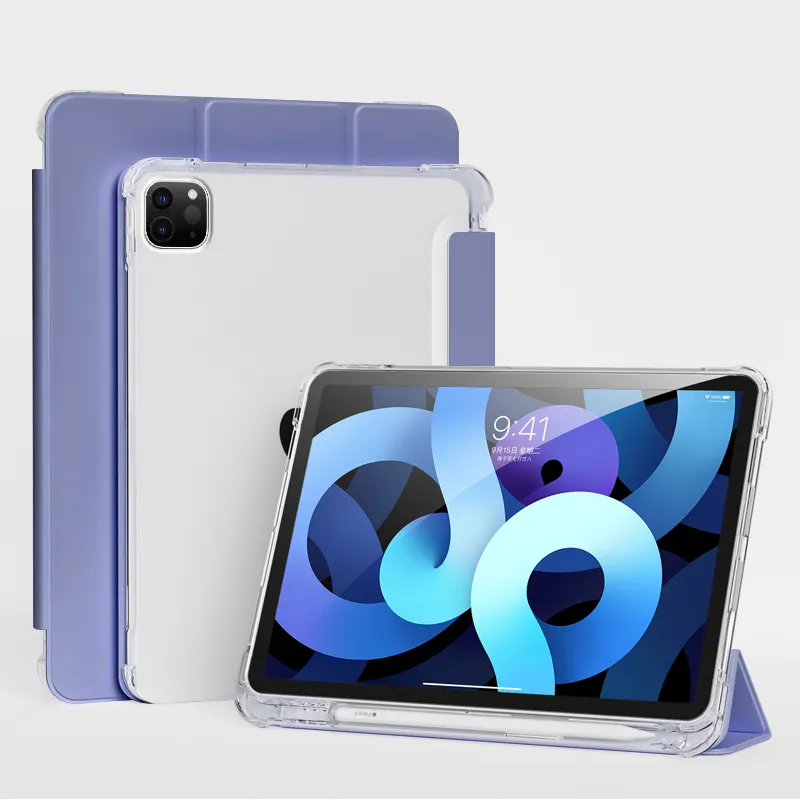 Untuk Ipad 10.9 inci casing TPU untuk Ipad 11/12.9 casing untuk Ipad dengan Slot pena