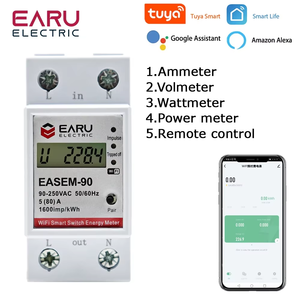 Interruttore intelligente AC 220V 80A Timer energia kWh voltaggio corrente misuratore di protezione vocale telecomando interruttore WSEM-90V - Product Image 2