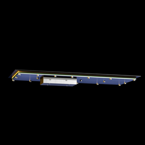 103 Keys Front Panel Mount Industrial Metal Keyboard <strong>with</strong> Numeric Keypad in Black For Maritime Ship Control Rooms - Product Image 3