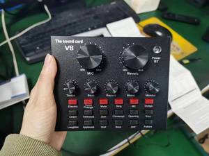 プロの音楽スタジオ機器 USB オーディオ インターフェイス レコーディング スタジオ用録音サウンド カード - Product Image 6
