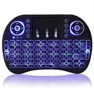 RGB Backlit I8 Air <strong>Mouse</strong> 2.4G Mini Wireless <strong>Keyboard</strong> Touchpad Remote <strong>Control</strong> for Android TV BOX Set-top Box - Product Image 1