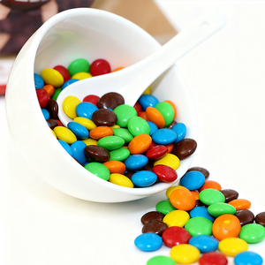 थोक कॉफी स्वाद वाले ठोस चॉकलेट बॉल चॉकलेट बीन्स पूर्ण आकार कैंडी हलाल दुनिया भर में निर्यात के लिए तैयार - Product Image 1