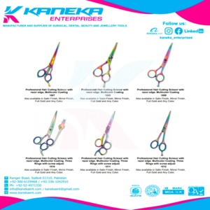 เครื่องโกนหนวดสี MTI กรรไกรด้ามจับเหล็กสำหรับร้านเสริมสวยกรรไกรสำหรับมืออาชีพ - Product Image 3
