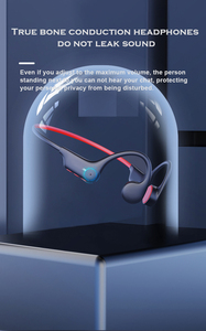 Bt5.1 Musik anruf funktion Kopfhörer Drahtloses Licht Tragbarer wasserdichter Headset-Knochen leitungs kopfhörer mit 16g MP3-Speicher - Product Image 6