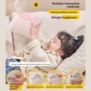 Ai đồng hành giáo dục Robot đồ chơi mèo nháy mắt với các tính năng trò chuyện và học tập câu chuyện - Product Image 3