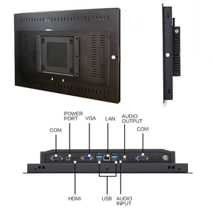 Ordenador de escritorio industrial i7/ i3/i9 de bajo coste, marco abierto, pantalla táctil LCD Industrial, todo en uno, 19 pulgadas - Product Image 2