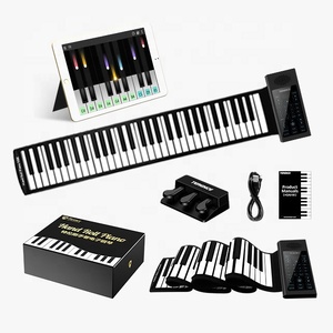 Terence 128 Rhythmstones Teclado electrónico Piano Pantalla LED Función MIDI Diseño enrollable plegable flexible - Product Image 1