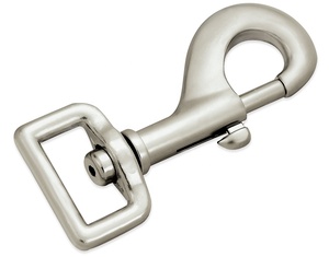 1&quot;*3 1/2&quot; Simple Style Self-Locking Metal Snap <strong>Spring</strong> <strong>Hook</strong> Clips Dual <strong>Spring</strong> <strong>Wire</strong> Gate Snap <strong>Hooks</strong> D-Ring Snap <strong>Spring</strong> <strong>Hook</strong> - Product Image 1