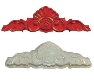Durable Plastic Rubber Material Roman <strong>Type</strong> <strong>Pillar</strong> Mould Pediment Mold for Gypsum Casting - Product Image 5