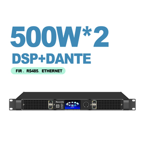 Sahne konferans performansı için dante işlemci ile GAP-DP2000 dsp güç amplifikatörü - Product Image 3