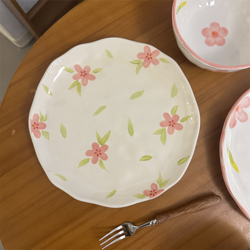 Vintage pink flower