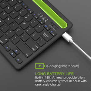 Clavier Bluetooth para tablette teclado inalámbrico BT Broadcom Bluetooth 3,0 teclado para 5 pulgadas Android Tablet PC y teléfono - Product Image 6