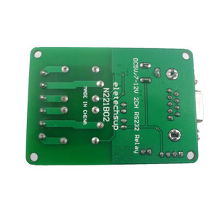 DC 12V 2 Channel DB9 Male RS232 UART Remote Control Switch Board Serial Port Relay <strong>Module</strong> - Product Image 5