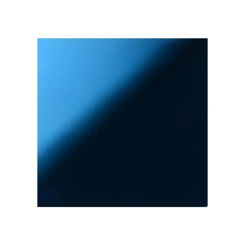 Miroir 8k finition sablée plaque Inox 4x8 pieds tôle d'acier inoxydable Offre Spéciale produits anti-empreintes digitales plaquée sous vide bleu