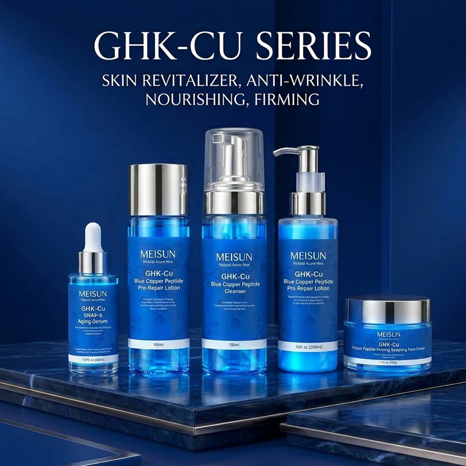 Conjunto de péptidos de cobre GHK-CU