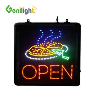 Genilight Indoor 56*33cm <strong>LED</strong> Business Board Electric Display Programmable Scrolling <strong>Led</strong> PIZZAS&amp;KEBABS Sign