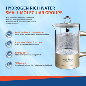 带PEM技术的Hullfire热水壶富氢水离子发生器平衡pH弱碱性水氢水 - Product Image 5