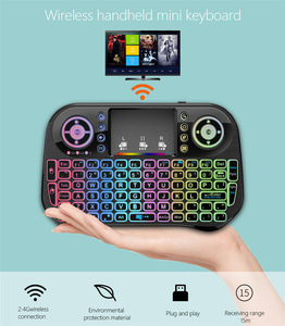I10 Mini Keyboard 2,4G Panel táctil inalámbrico con retroiluminación de 7 colores Air Remote 2,4G teclado - Product Image 6