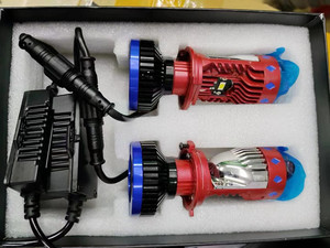 Y7 Y8 LED H4 Headlight Projector Lens 12V CSP Chips T8 Headlamp Bulb LED Mini Lens H4 - Product Image 5