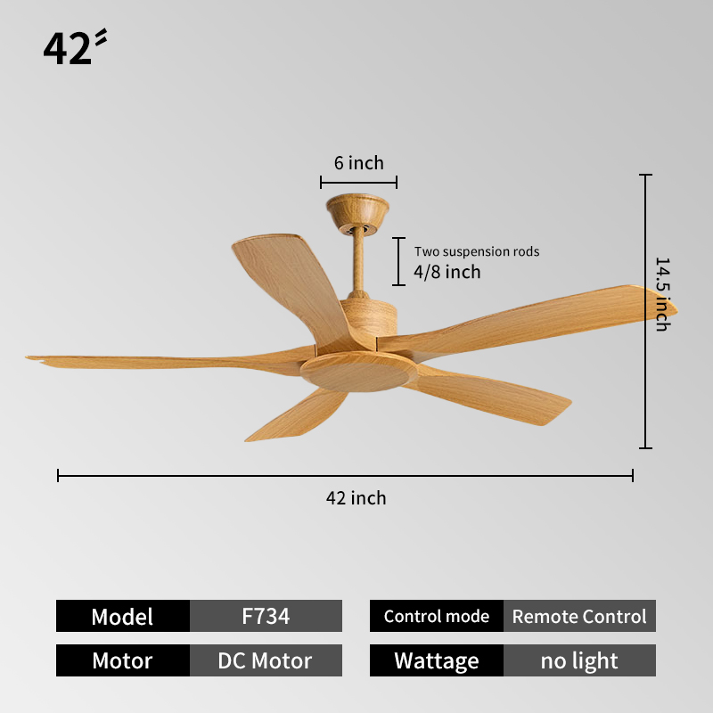 42inch- natural wood color