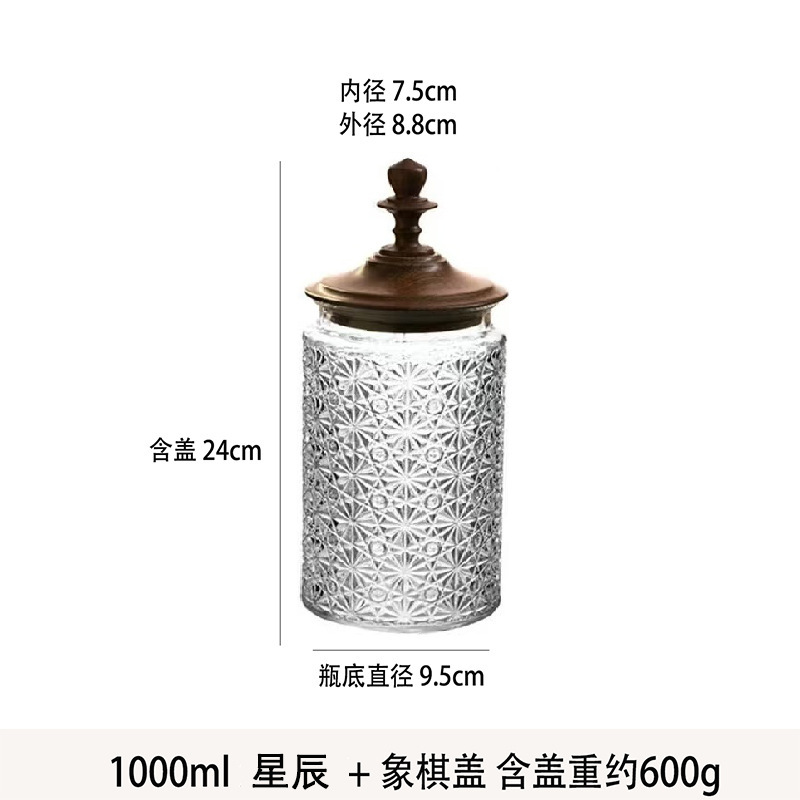 1000 ml rond étoilé