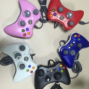 Xbox360 kablolu denetleyici için HiCyber PC PC360 Gamepad titreşimli özelliği ile buhar siyah Myth Goku Joystick & Gamepad - Product Image 6