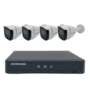 4CH 4K Smart Dual Light Audio Ein/Aus CCTV-System Revolver kamera Innen Nachtsicht IR POE IP-Netzwerk konferenz kamera NVR-Kit - Product Image 2