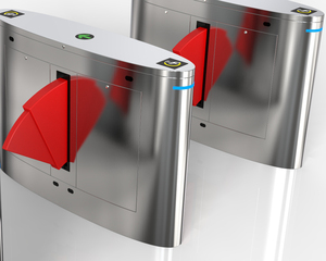 Puertas de torniquete de acero inoxidable duraderas, sistema de Control de acceso, puerta de velocidad segura, puerta de barrera de aleta, puerta de ala de torniquete RFID - Product Image 4