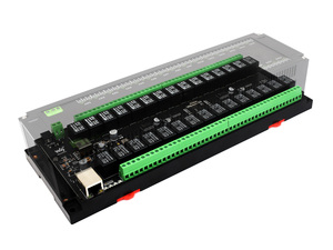 30 Ethernet Relay Modules Modbus RTU/<strong>TCP</strong> Protocol Ethernet Communication PoE Industrial Rail Housing