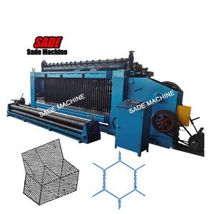 Hochgeschwindigkeits-CNC-Gabion-Mesh-Produktions linie Verzinkte PVC-beschichtete neue automatische Motor-SPS Direct China Factory Manufacturer - Product Image 2