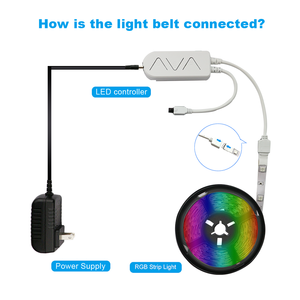 Atenuador de tira de luz LED RGB con control remoto IR de 24 teclas de alta calidad