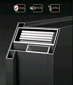 ประตูหมุนกระจกบานใหญ่ระบบรักษาความปลอดภัยแบบพาโนรามาประตูอลูมิเนียมอัลลอยด์อัจฉริยะสำหรับบ้านอพาร์ทเมนต์ทันสมัยโรงแรมหรู - Product Image 5