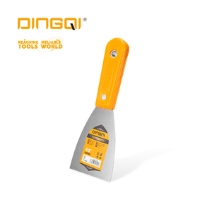 DingQi ใบมีดสแตนเลสสตีลสารพัดประโยชน์,มีดขูดสีโป๊วพร้อมด้ามจับ PVC - Product Image 1