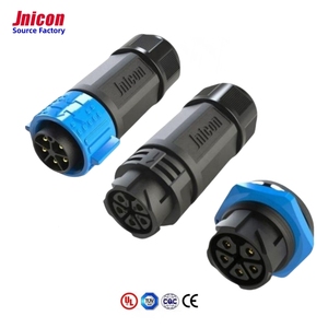 ג 'ניקון 30a m25 5pin ip67 עמיד למים כבל פאנל הרכבה מחבר זכר נקבה רחוב שקע תקע מוט סיכה מוט מחבר